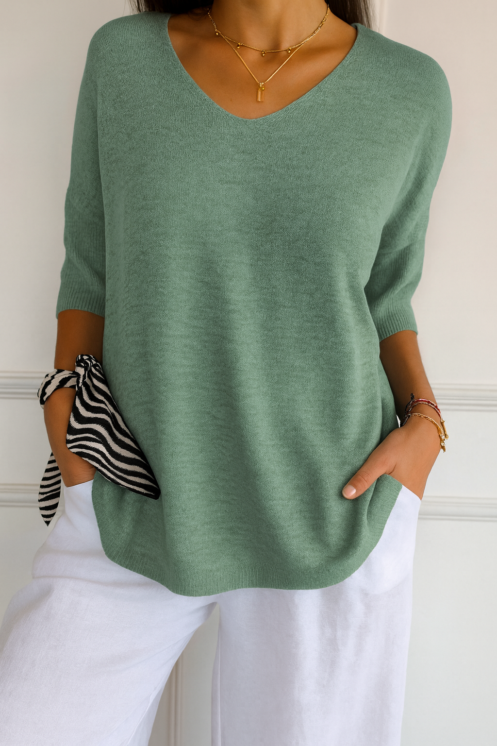 Andrea's™ | Strickwaren Damen-Unterziehshirt