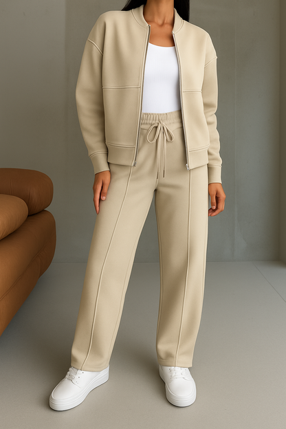 Andrea's™ | Zweiteiliges Lounge-Set mit weiter Hose