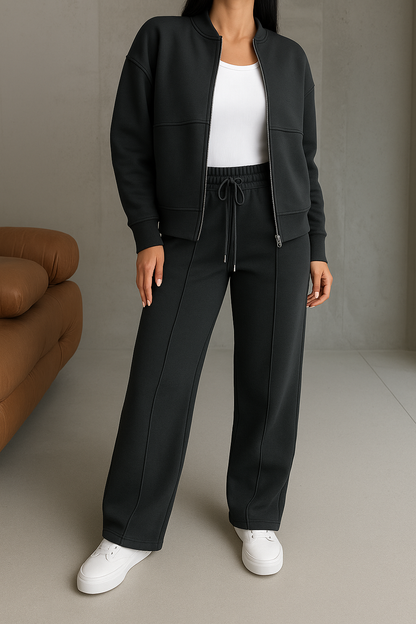 Andrea's™ | Zweiteiliges Lounge-Set mit weiter Hose