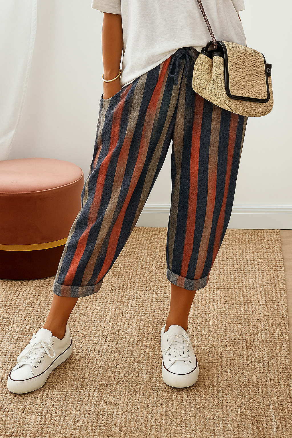 Andrea's™ | Freizeithose für Damen aus Baumwollleinen