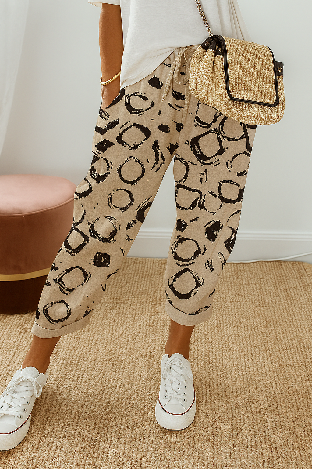 Andrea's™ | Freizeithose für Damen aus Baumwollleinen