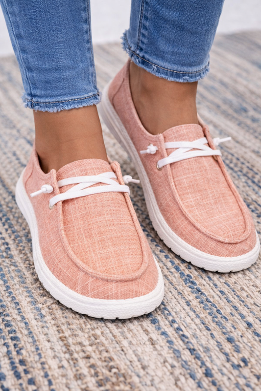 Andrea Serena Sneaker aus kariertem Canvas für jeden Tag – Komfortabel