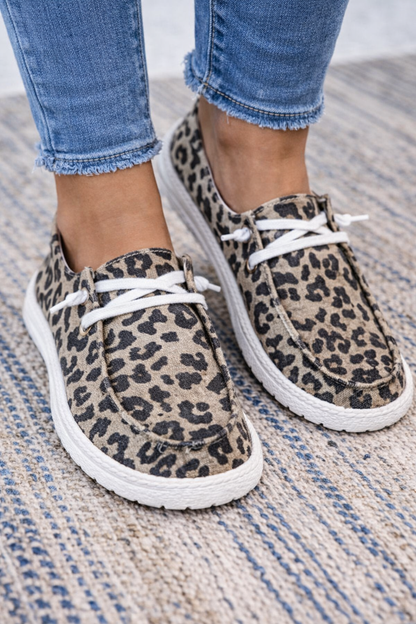 Andrea Serena Sneaker aus kariertem Canvas für jeden Tag – Komfortabel