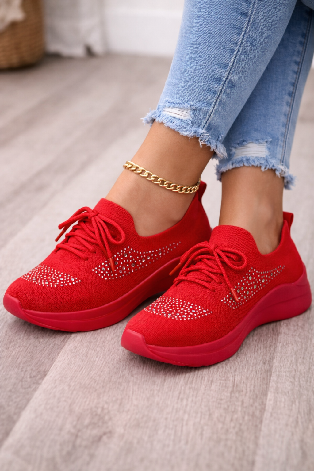 Atmungsaktive Plateau-Sneaker Andrea Serena
