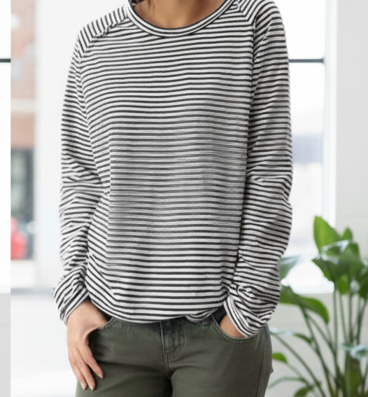 Andrea's™ | Gestreiftes Langarmshirt