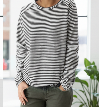 Andrea's™ | Gestreiftes Langarmshirt