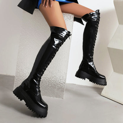Andrea's™ | Punk-Schnürstiefel