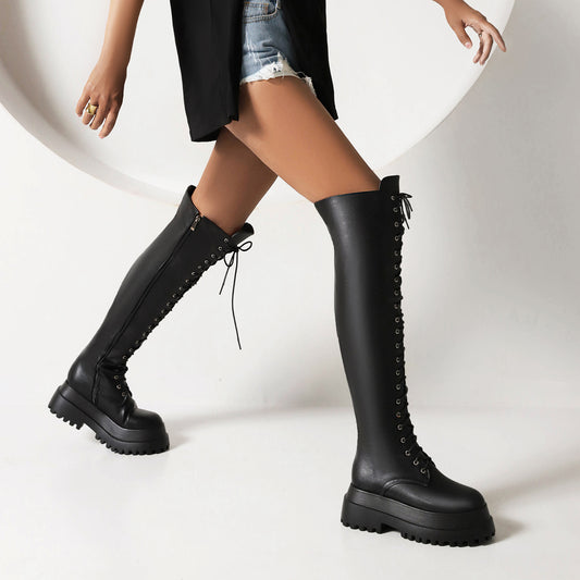 Andrea's™ | Punk-Schnürstiefel