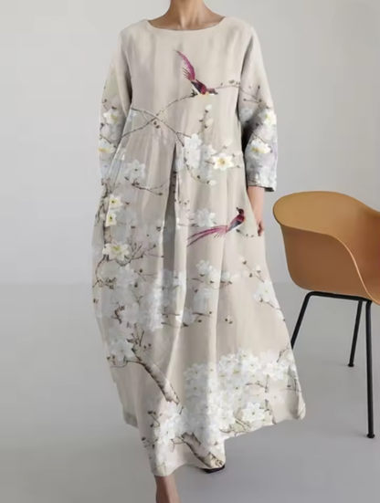 Andrea's™ | Bequemes geblümtes Sommer-Maxikleid