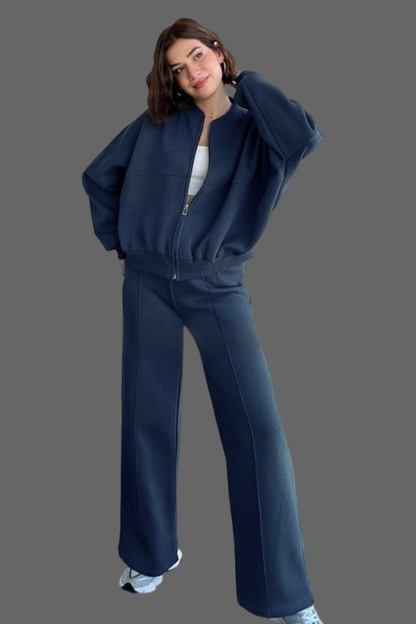 Andrea's™ | Zweiteiliges Lounge-Set mit weiter Hose