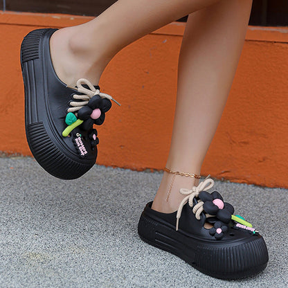 Andrea's™ | Damen Atmungsaktive Hausschuhe mit Blumenverzierung