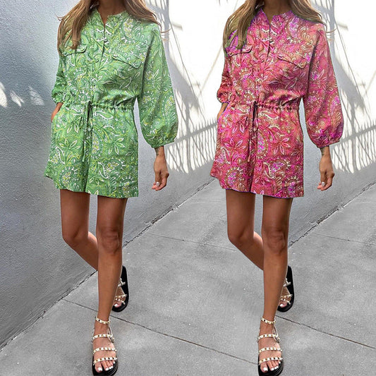 Vibrant Print Andrea Serena Summer Romper