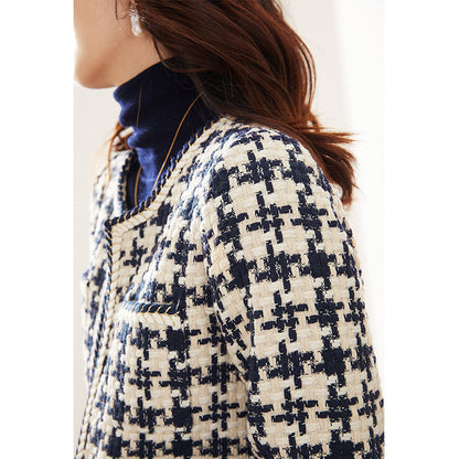 Andrea's™ | Tweed-Blazer ohne Knöpfe