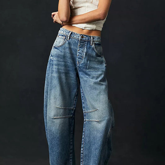 Andrea's™ | Lockere High-Waist-Cargohose