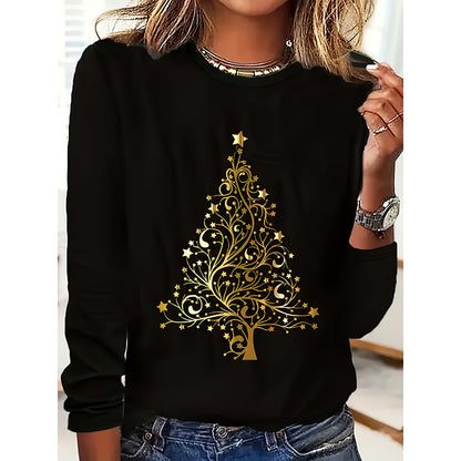Andrea’s™ | Frohe Weihnachten Schwarze Pullover