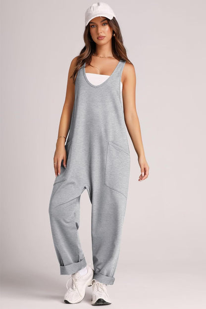 Pinterest-inspirierter Andrea Serena Jumpsuit mit Taschen
