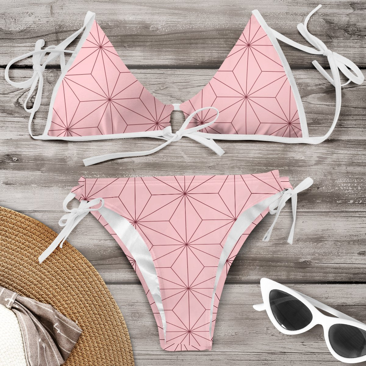 Strahlendes, von Pinterest inspiriertes Bikini-Set von Andrea Serena