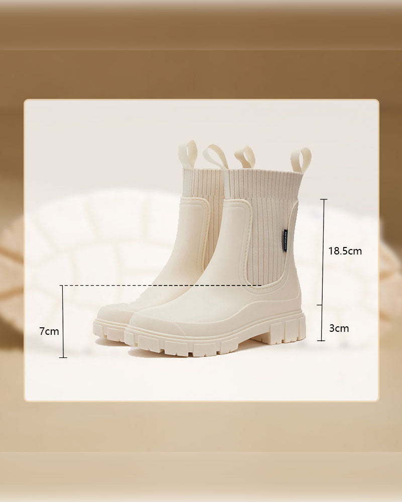 Andrea's™ | Stiefel Wasserdicht Rutschfest Dicke Sohle Mittelschaft