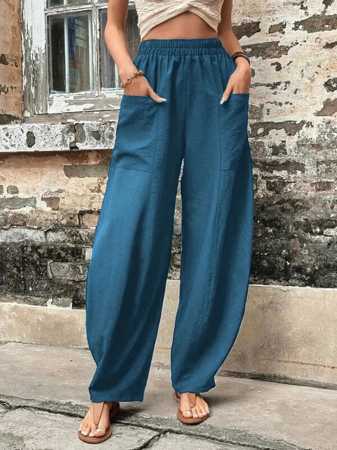 Andrea Serena Haremshose mit bequemer Passform und Taschen