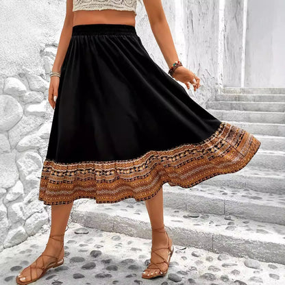 Boho-A-Linien-Maxirock von Andrea Serena