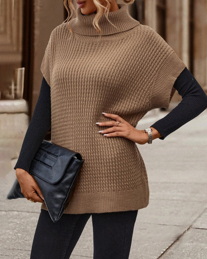 Andrea's™ | Komfortabler Pullover mit hohem Kragen