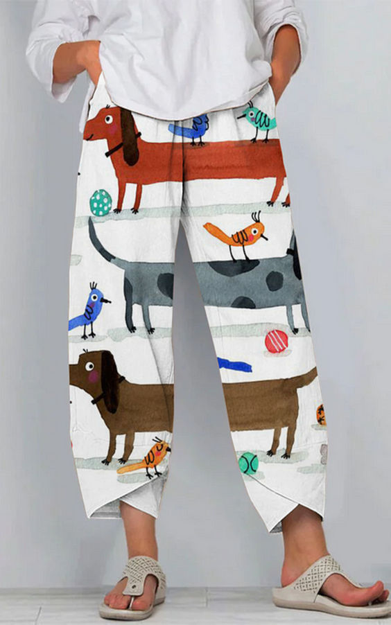 Artful Linen Andrea Serena 3D-Musterhose