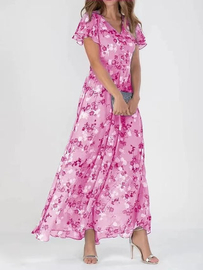Andrea's™ | Sommerliches Maxikleid mit Rüschen