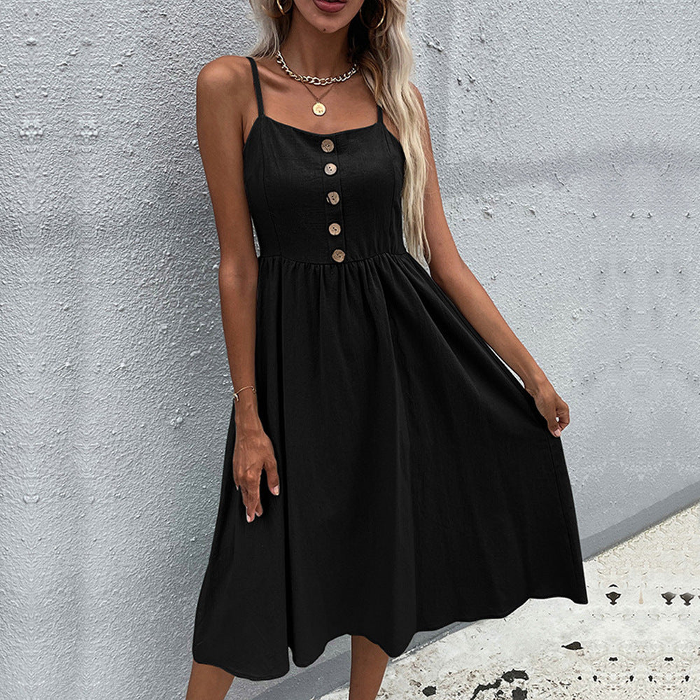Elegantes Midi-Sommerkleid aus der Andrea Serena Sommerkollektion