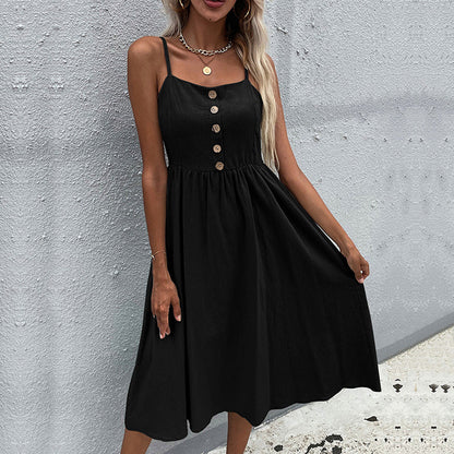 Elegantes Midi-Sommerkleid aus der Andrea Serena Sommerkollektion