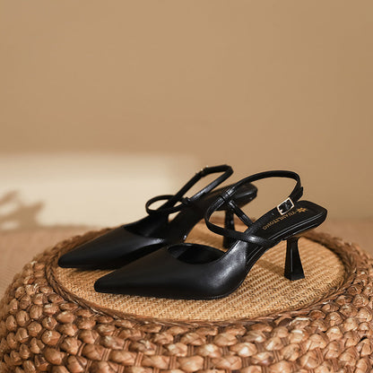 Elegante Andrea Serena Sandalen mit spitzer Zehenpartie und hohem Absatz