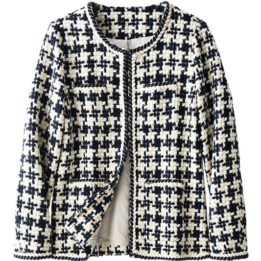 Andrea's™ | Tweed-Blazer ohne Knöpfe
