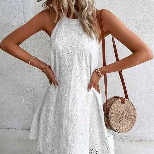 Chic Lace Sleeveless Dress Andrea Serena