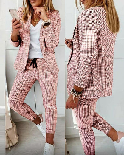 Andrea's™ | Lässiges Damen-Hosenanzug-Set mit geradem Schnitt