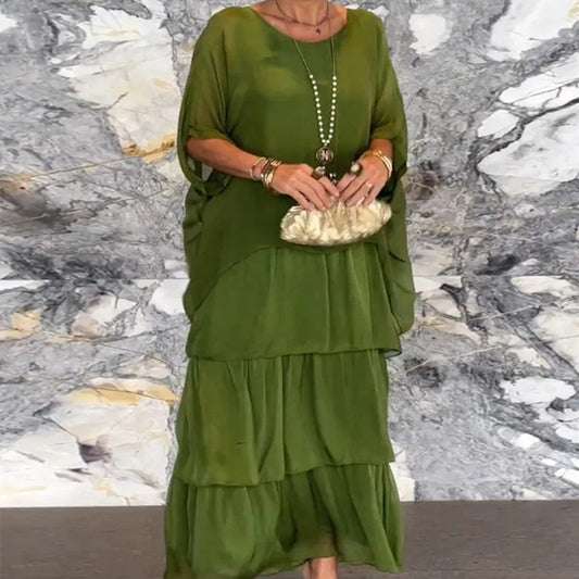 Andrea's™ | Bequemes Lagen-Maxikleid