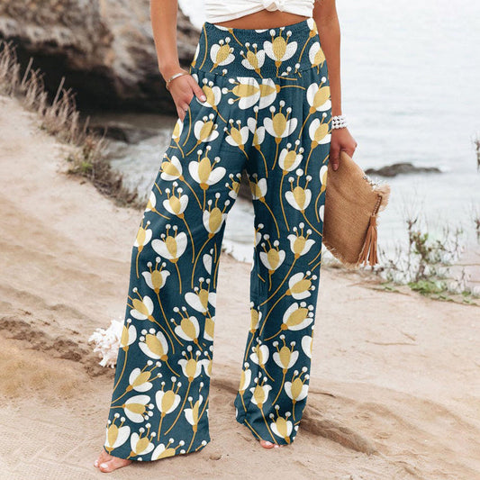 Andrea's™ | Lockere Hose mit weitem Bein und Print
