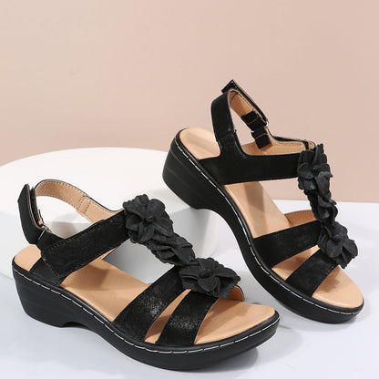 Floral Comfort Andrea Serena Keilsandalen