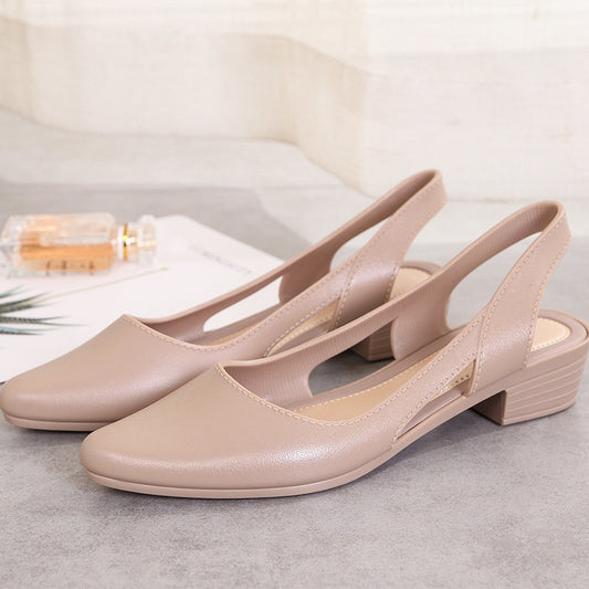 Andrea's™ | Slingback-Pumps mit niedrigem Blockabsatz