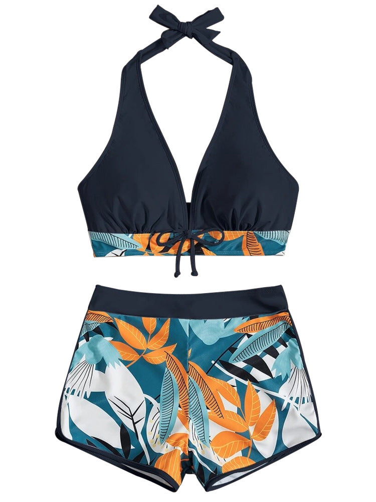 Bikini-Shorts-Set mit farbenfrohem Print von Andrea Serena