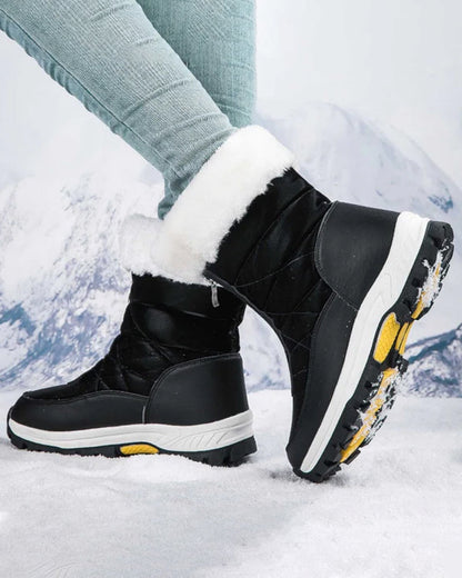 Andrea's™ | rutschfeste warme Schneestiefel mit Reißverschluss für Damen