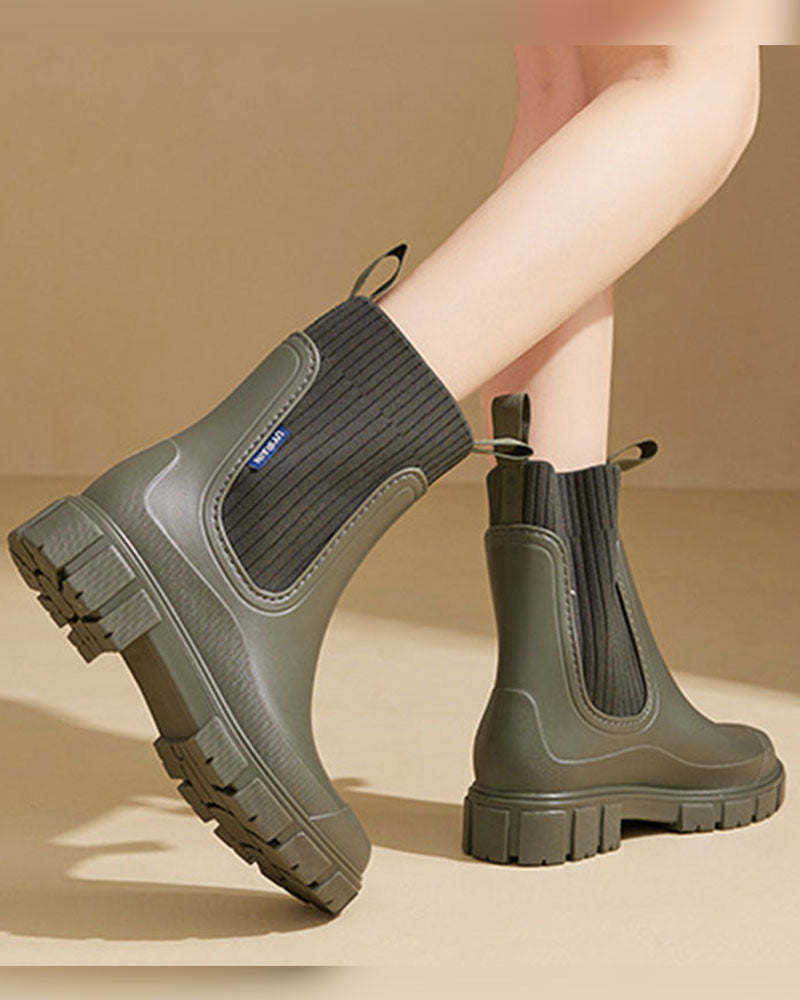 Andrea's™ | Stiefel Wasserdicht Rutschfest Dicke Sohle Mittelschaft