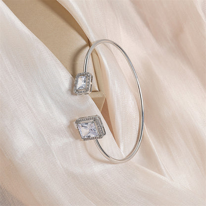 Andrea's™ | Quadratisches Diamantarmband