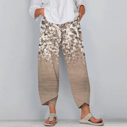 Pinterest-Inspired Floral Casual Pants by Andrea Serena