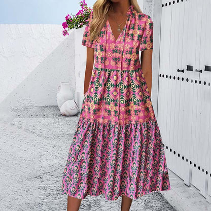 Sommerkleid von Andrea Serena mit lebhaftem Print