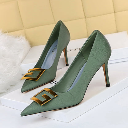 Elegante Pailletten-Stiletto-Pumps von Andrea Serena