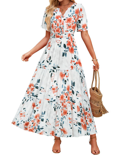 Geblümtes Maxikleid von Andrea Serena – Sommerkomfort