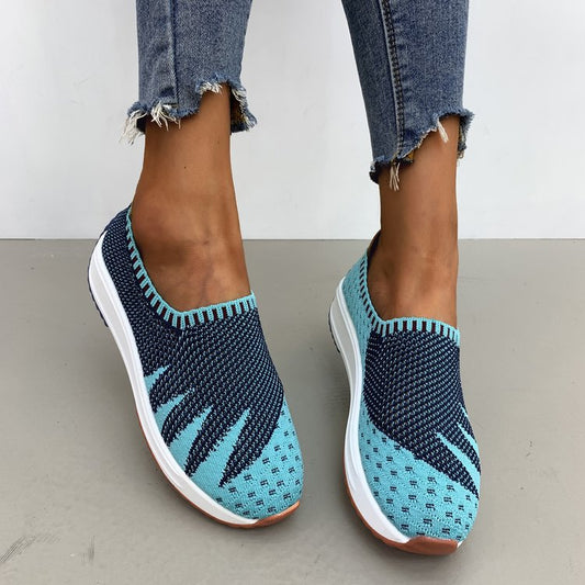 Pinterest-Inspired Andrea Serena Wedge Sneakers