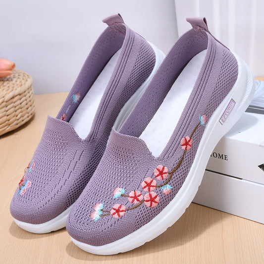Breathable Embroidered Pumps by Andrea Serena