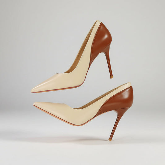 Retro Colorblock Stilettos von Andrea Serena