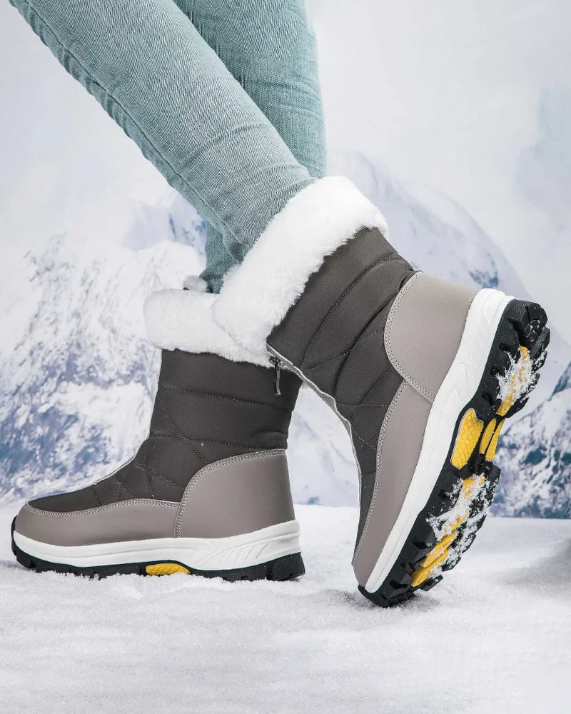Andrea's™ | rutschfeste warme Schneestiefel mit Reißverschluss für Damen