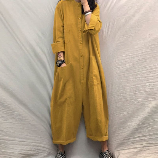 Relaxed Multi Pocket Jumpsuit by Andrea Serena